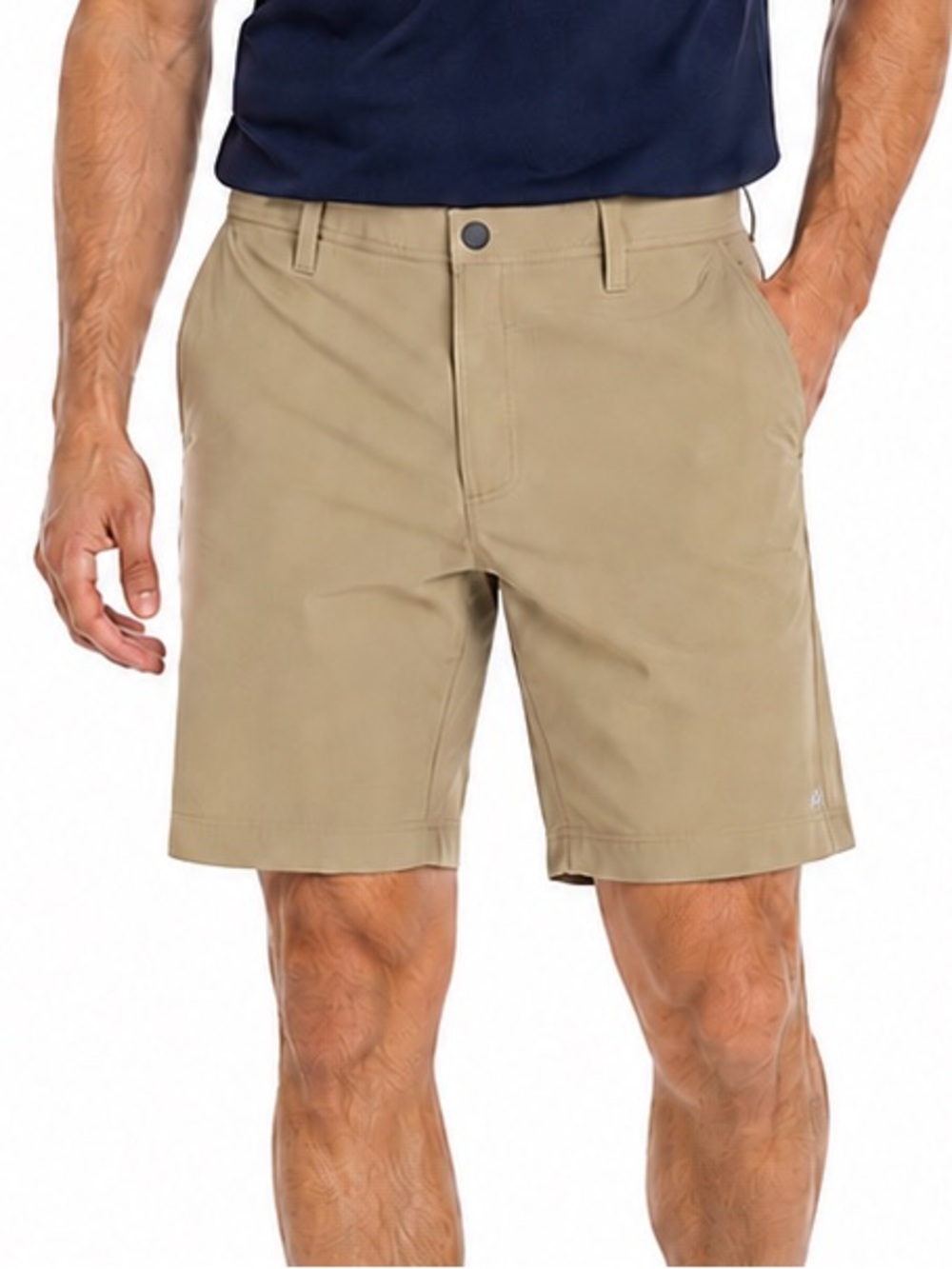 Solaris Outdoors Performance Stretch Hiking Golf Shorts Khaki Hidden Pocket 42